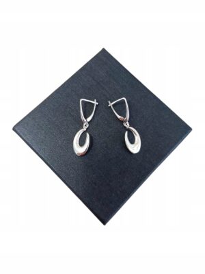 925 SREBRNE KOLCZYKI Z KOMPLETU 925 DEDYKACJA K59