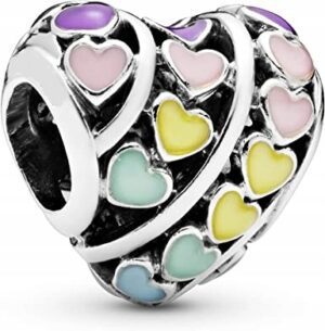 Charms srebro SERCE do bransolet Pandora C90