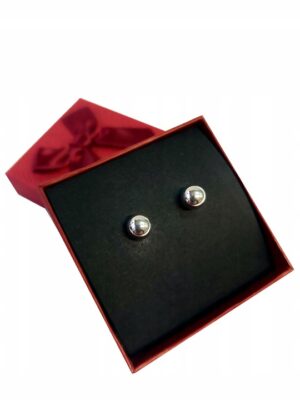 Srebrne kolczyki sztyfty KULKI próba 925 K218