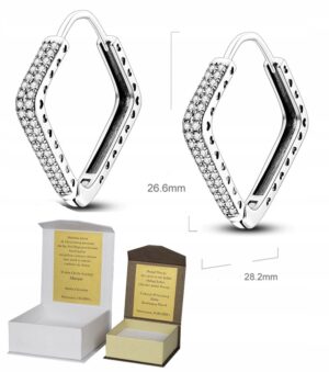 Srebrne kolczyki próba 925 K204