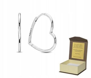 Srebrne kolczyki SERCA LOVE K188