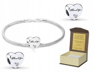 Bransoletka 18cm do CHARMS + GRATIS dedykacja B138