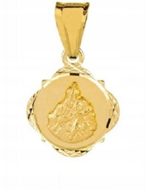 Złoty medalik SZKAPLERZ srebro pozłacane M31