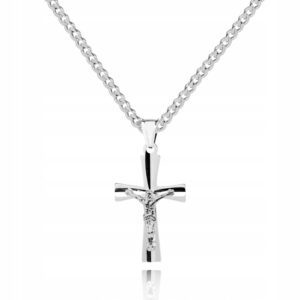 925 Srebrny Krzyżyk Katolicki 925 1,35g 3cm K12