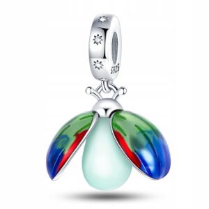 Charms ŚWIECĄCY ŻUCZEK do bransolet SREBRO C279