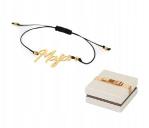 Bransoletka Złota Imię Maja BZ22