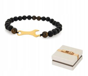 Złoto 585 Bransoletka Złota Dla Mężczyzny Klucz Na Urodziny 14 karatów BZ36