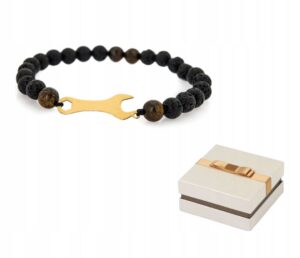 Złoto 585 Bransoletka Złota Dla Mężczyzny Klucz 14 karatów BZ33