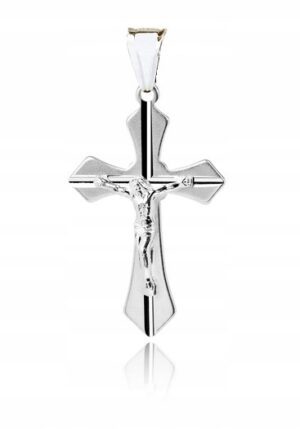 925 Srebrny Krzyżyk Katolicki 925 2,09g 4,cm K3
