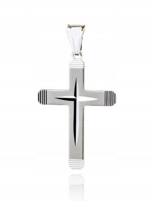 925 Srebrny Krzyżyk Katolicki 925 1,64g 3,7cm K2