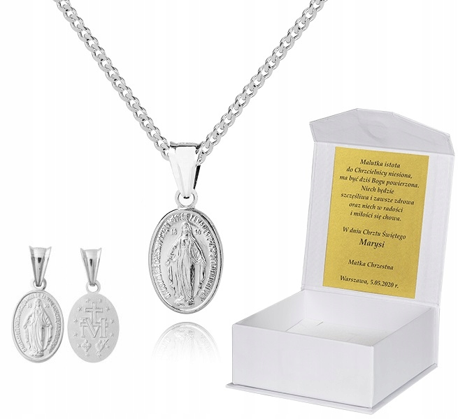 3. Srebrne łańcuszki na Komunię