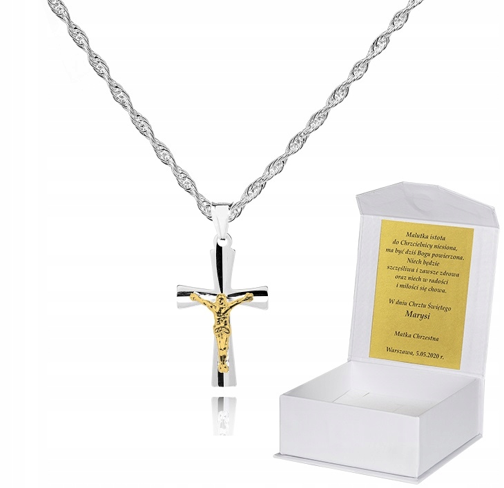 4. Srebrne łańcuszki na Chrzest